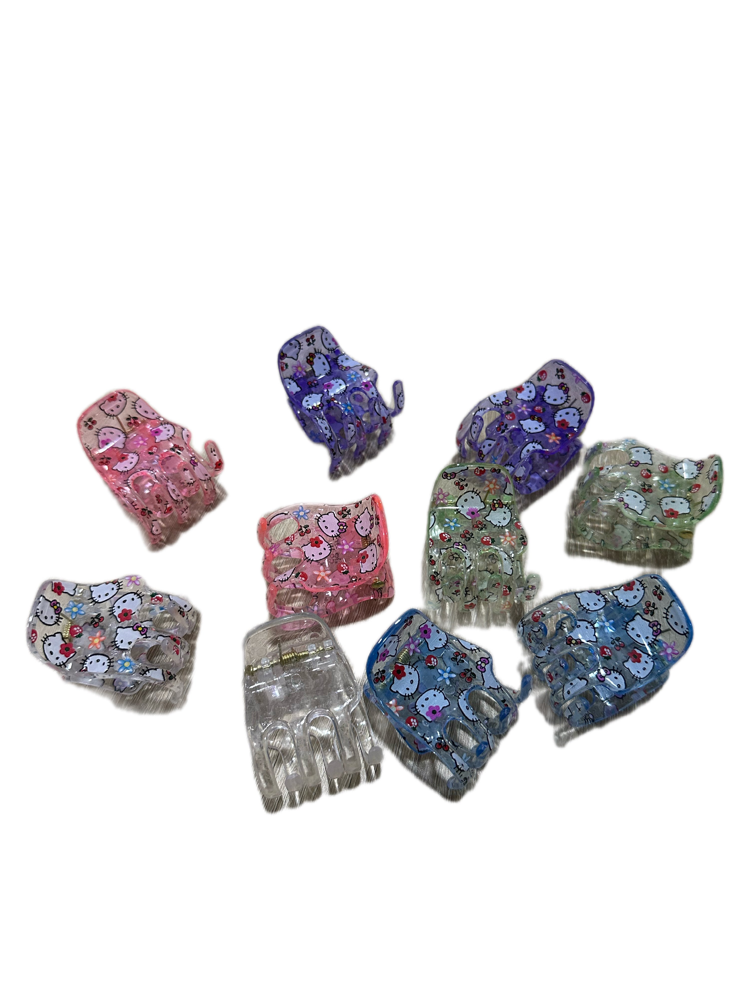 Hello Kitty Mini Claw Clips (10 Pack